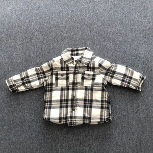 Carter’s button up plaid coat 6 months